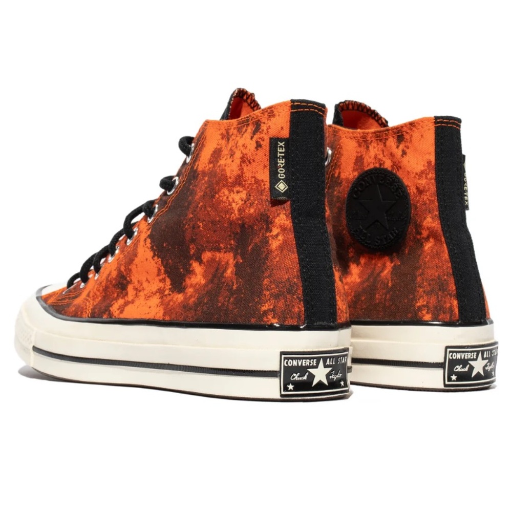 CONVERSE MENS High Tops CHUCK 70 GTX HI SHOES 'BOLD MANDARIN/ EGRET' Sneakers - Picture 4 of 16